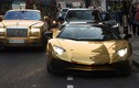 Dàn siêu xe triệu đô dát vàng gây "náo loạn" London